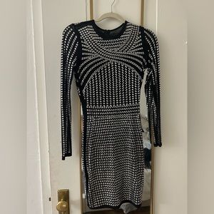 Sparkly Black Bodycon New Year’s Eve Dress